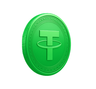 Decorative element of a cryptocurrency price analytics widget
